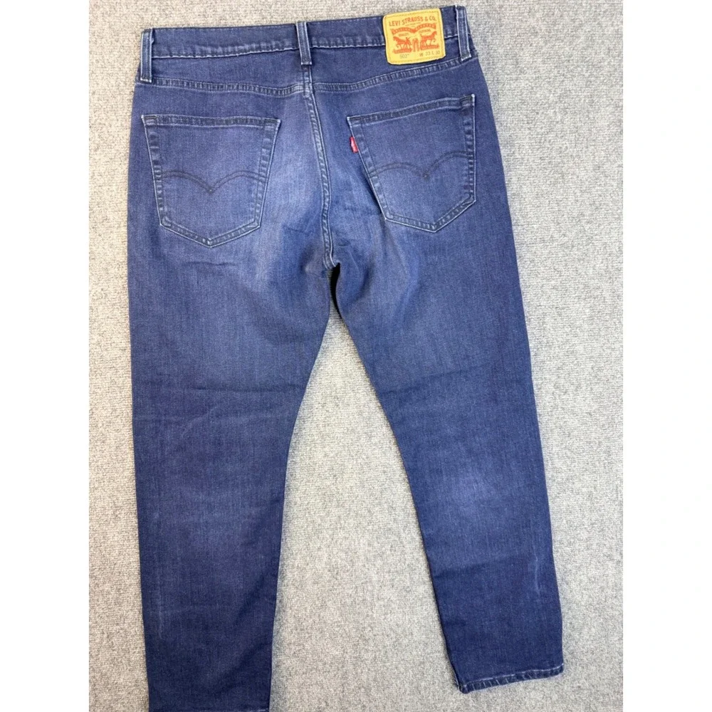 Levis 502 Regular Taper Mens 33x30 Blue Denim Performance Stretch Jeans 29507-05